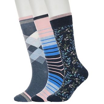 Men's Sonoma Goods For Life® 3 pk Printed Crew Socks