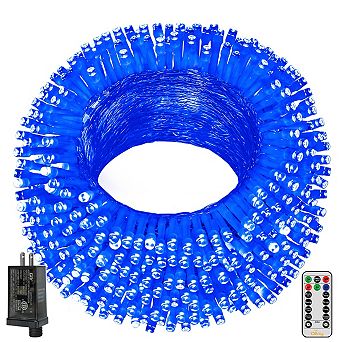 Ollny 800 LED 262ft Blue Halloween Christmas Lights