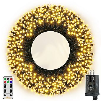 Ollny 500 LED 164ft Warm White Christmas Lights