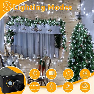 Ollny 120 LED 40ft Cool White String Lights