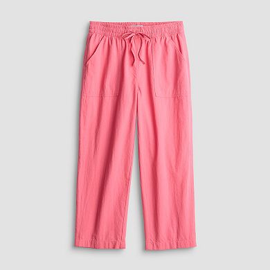 Women's Croft & Barrow® Lightweight Textured Cropped Pants