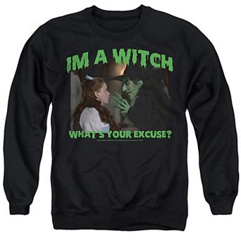 Men's Wizard Of Oz Wicked Witch & Dorothy Graphic Sweatshirt