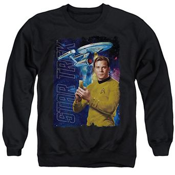 Men's Star Trek Kirk & Enterprise Graphic Sweatshirt