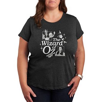 Plus Size The Wizard Of Oz Character Grid Graphic Tee