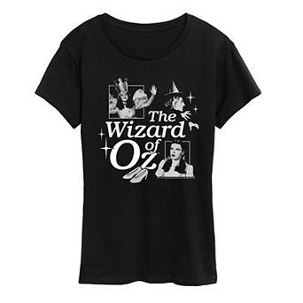 Women's The Wizard Of Oz Character Grid Graphic Tee