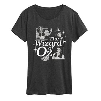 Women's The Wizard Of Oz Character Grid Graphic Tee