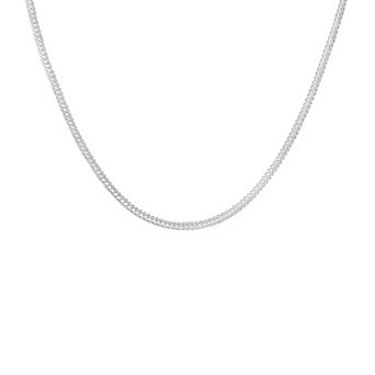 PRIMROSE Sterling Silver Foxtail Chain Necklace
