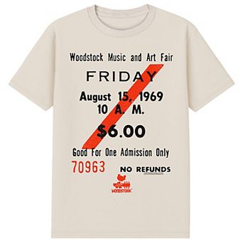 Men's Woodstock Friday Ticket Graphic Tee