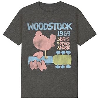 Men's Woodstock 50 Years Dove Graphic Tee
