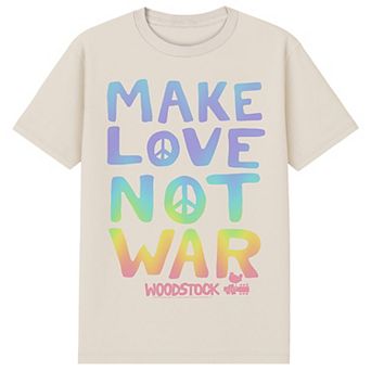 Men's Woodstock Make Love Graphic Tee