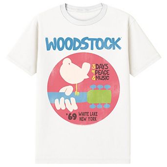 Men's Woodstock Deconstructed Poster Graphic Tee