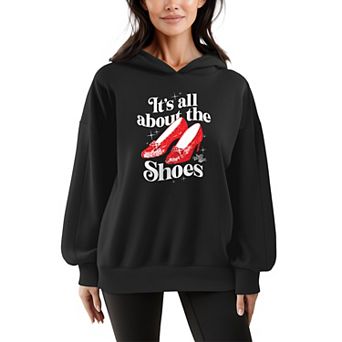 Women's The Wizard Of Oz Oversized Fleece Hoodie Sweatshirt