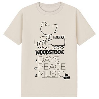 Men's Woodstock Minimal Graphic Tee