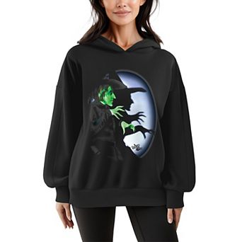 Women's The Wizard Of Oz Wicked Witch Of The West Oversized Fleece Hoodie Sweatshirt