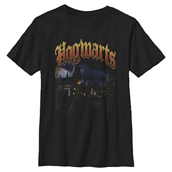 Boys 6-20 Harry Potter Hogwarts Castle At Night Graphic Tee