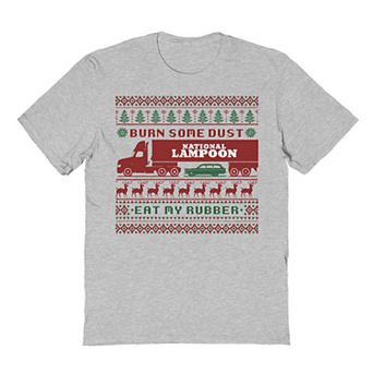 Men's National Lampoon's Christmas Vacation Burn Some Dust Eat My Rubber Graphic Tee