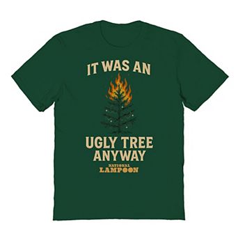 Men's National Lampoon's Christmas Vacation It Was An Ugly Tree Anyways Graphic Tee