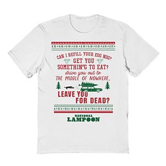Men's National Lampoon's Christmas Vacation Can I Refill Your Egg Nog Graphic Tee