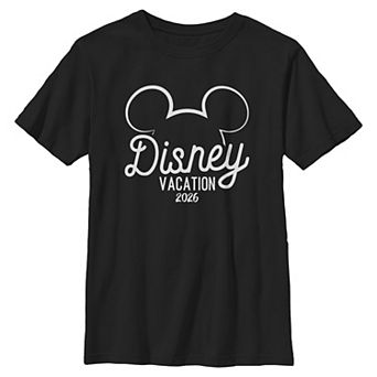 Boys 6-20 Disney Vacation 2026 Graphic Tee