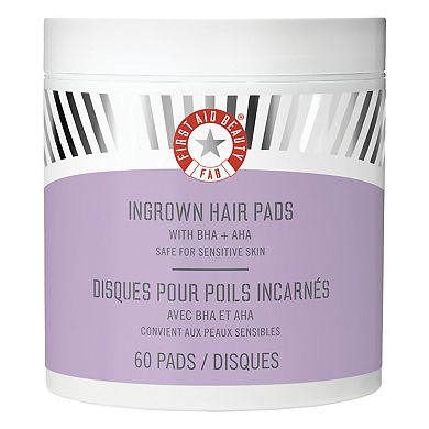 'Ingrown Hair Pads with AHA + BHA for Body + Face'