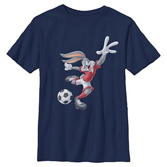 Boys 6-20 Looney Tunes Bugs Bunny Soccer Player Graphic Tee