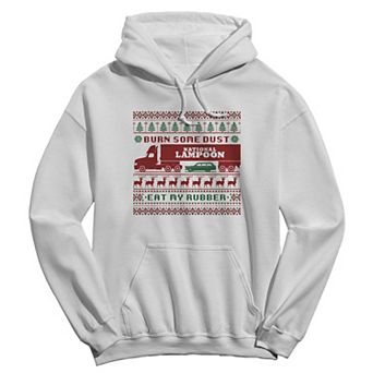 Men's National Lampoon's Christmas Vacation Burn Some Dust Eat My Rubber Graphic Hoodie
