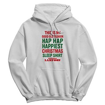Men's National Lampoon's Christmas Vacation Hap Hap Happiest Christmas Sleep Shirt Graphic Hoodie