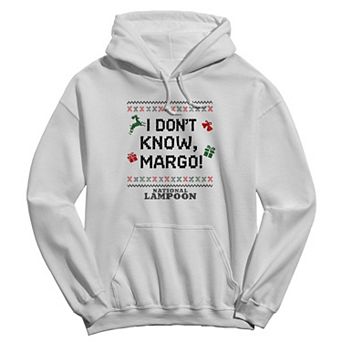 Men's National Lampoon's Christmas Vacation I Don't Know Margo Christmas Icons Graphic Hoodie