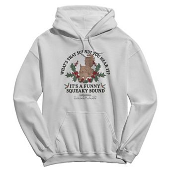 Men's National Lampoon's Christmas Vacation Squirrel It's A Funny Squeaky Sound Graphic Hoodie
