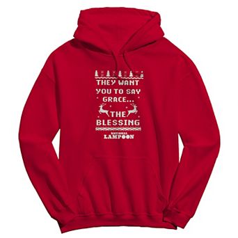 Men's National Lampoon's Christmas Vacation They Want You To Say Grace Graphic Hoodie