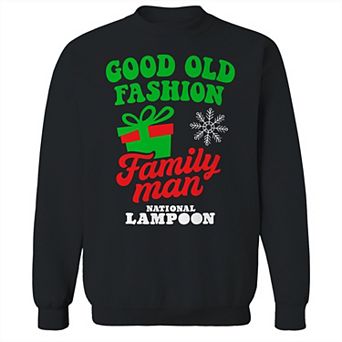 Men's National Lampoon's Christmas Vacation Good Old Fashion Family Man Graphic Sweatshirt