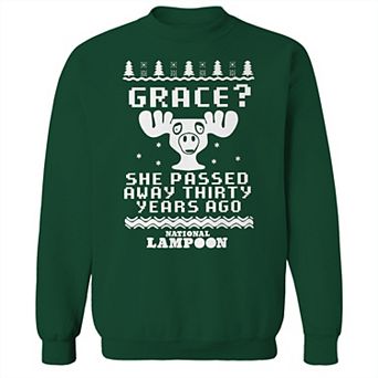 Men's National Lampoon's Christmas Vacation She Passed Away Thirsty Years Ago Graphic Sweatshirt