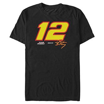 Big & Tall Ryan Blaney NASCAR Number Graphic Tee