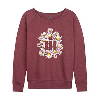 Women's Case IH Logo Daisies French Terry Long Sleeve Tee