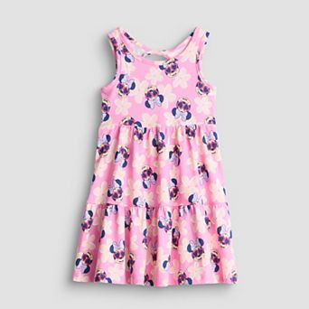 Baby & Toddler Girl Jumping Beans® Disney's Minnie Mouse Floral Twist Back Tank Dress