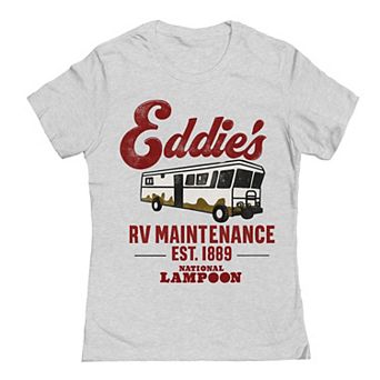 Juniors' National Lampoon's Christmas Vacation Eddie's RV Maintenance Graphic Tee