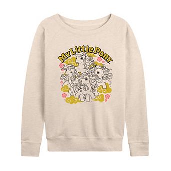 Women's My Little Pony Group Lunar New Year French Terry Long Sleeve Tee