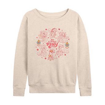 Women's My Little Pony Group Lunar New Year French Terry Long Sleeve Tee