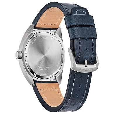 Citizen Men's Titanium Leather Strap Watch - BM8568-01L
