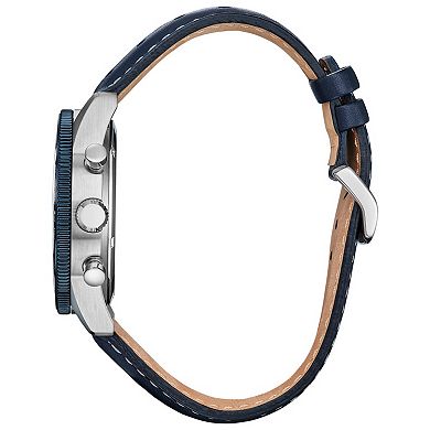 Citizen Men's Chronograph Leather Strap Watch - CA4557-01L