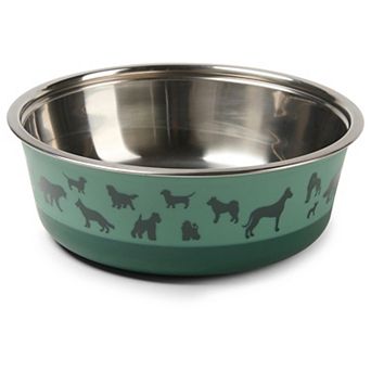 Cudlie Dog Design Stainless Steel Pet Bowl