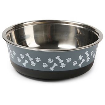 Cudlie Pawprint & Bone Design Pet Bowl