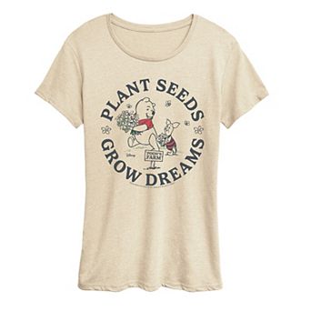 Women's Disney's Winnie The Pooh Grow Dreams Graphic Tee