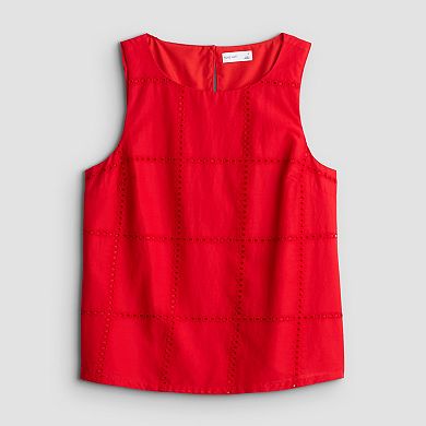 Women's Nine West Woven Shell Top