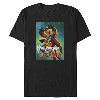 Big & Tall Marvel Wolverine Vs Sabretooth Graphic Tee