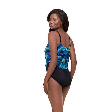 Women's Great Lengths Triple Tier One-Piece Swimsuit