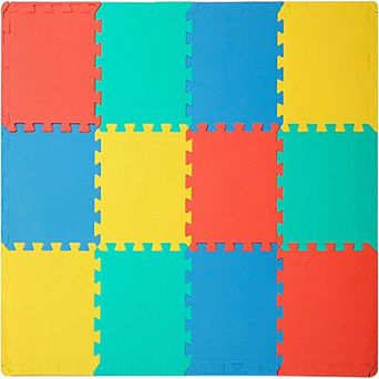 Easy Playhouse Soft Foam Floor Puzzle Tiles 12 pk