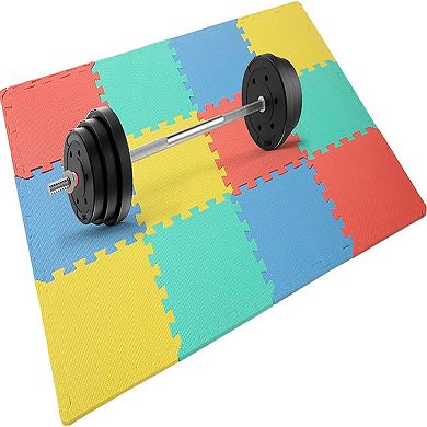 Easy Playhouse Soft Foam Floor Puzzle Tiles 12-pk.