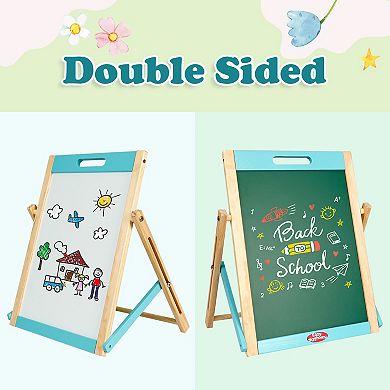 Easy Playhouse Double-Sided Magnetic Chalk & Whiteboard Art Easel