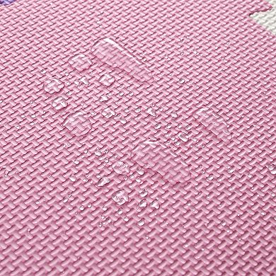 Easy Playhouse 12-Pc. Soft Foam Floor Puzzle Tiles Interlocking Mat